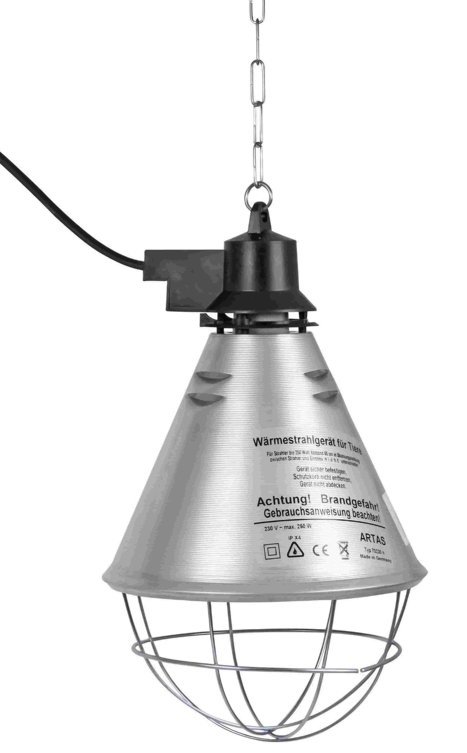 REFLECTEUR PORTE AMPOULE INFRAROUGE - chauffage pour volaille - DEAG Gabon